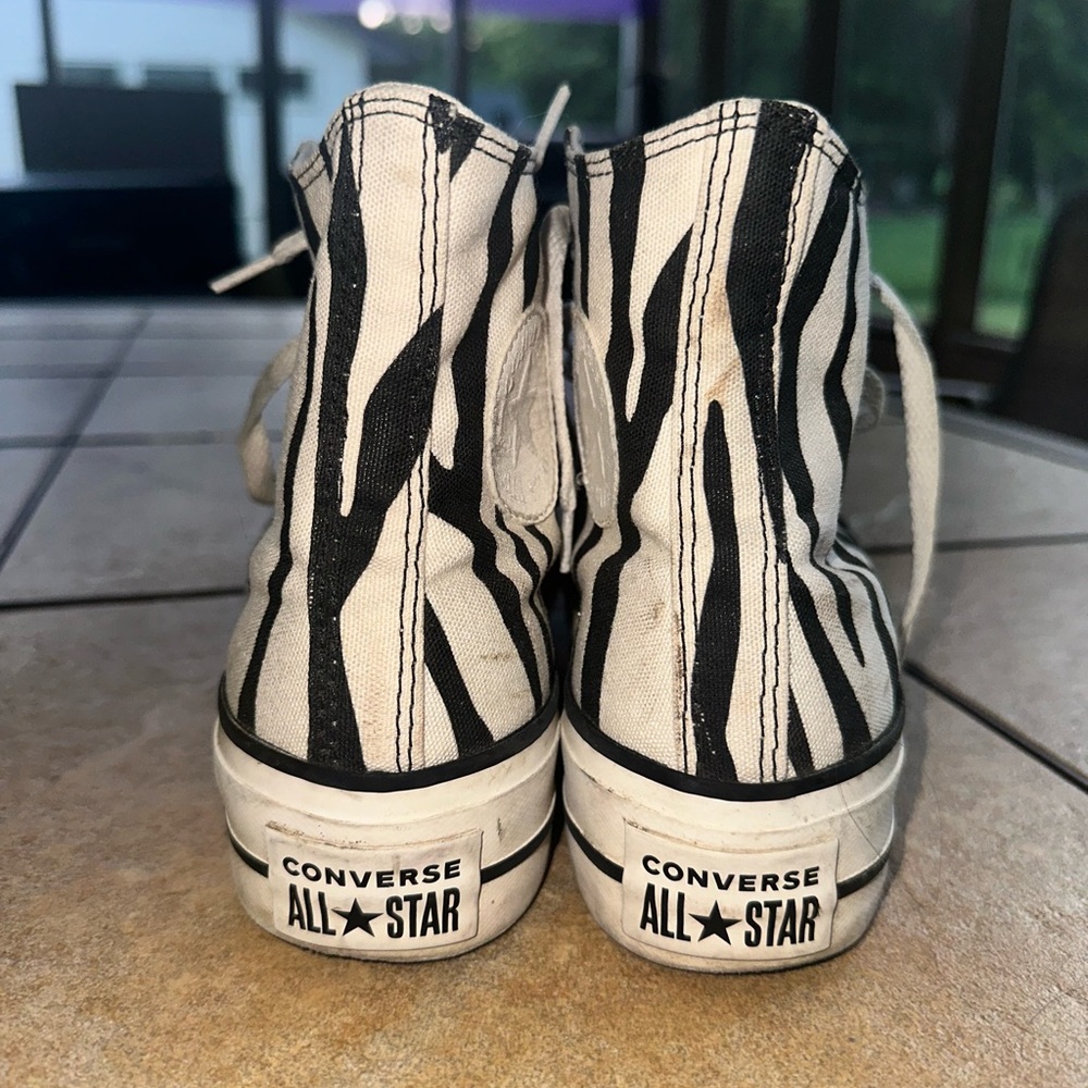Zebra Print Platform Converse - image 5